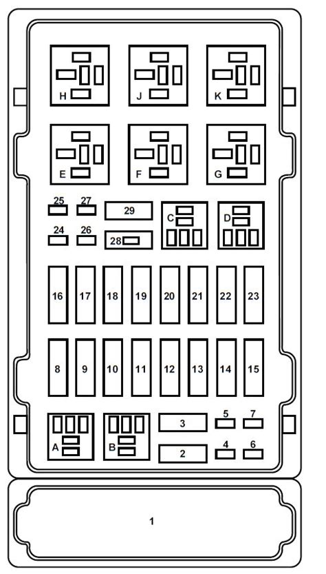 2001 ford e150 distribution box diagram|Ford E.